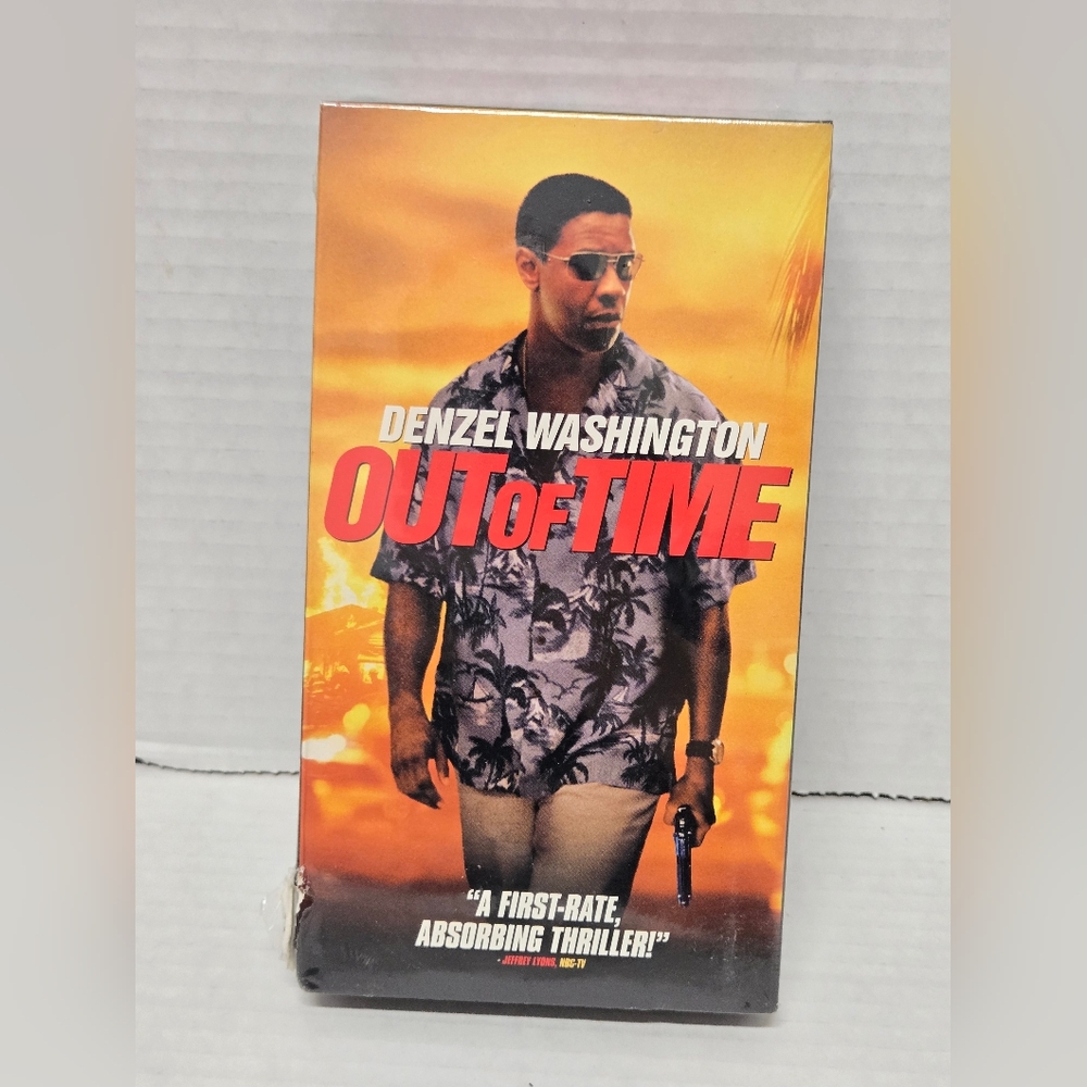 Out of Time - VHS 2003 Denzel Washington Thriller Drama‎